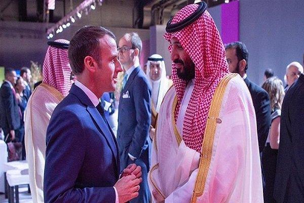 بن سلمان و ماکرون رایزنی کردند بن سلمان و ماکرون رایزنی کردند