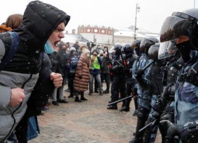 تظاهرات ضد پوتین در روسیه، دستگیری 5 هزار معترض (