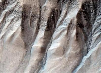 شباهت عجیب یک منطقه از مریخ به کره زمین ، عکس